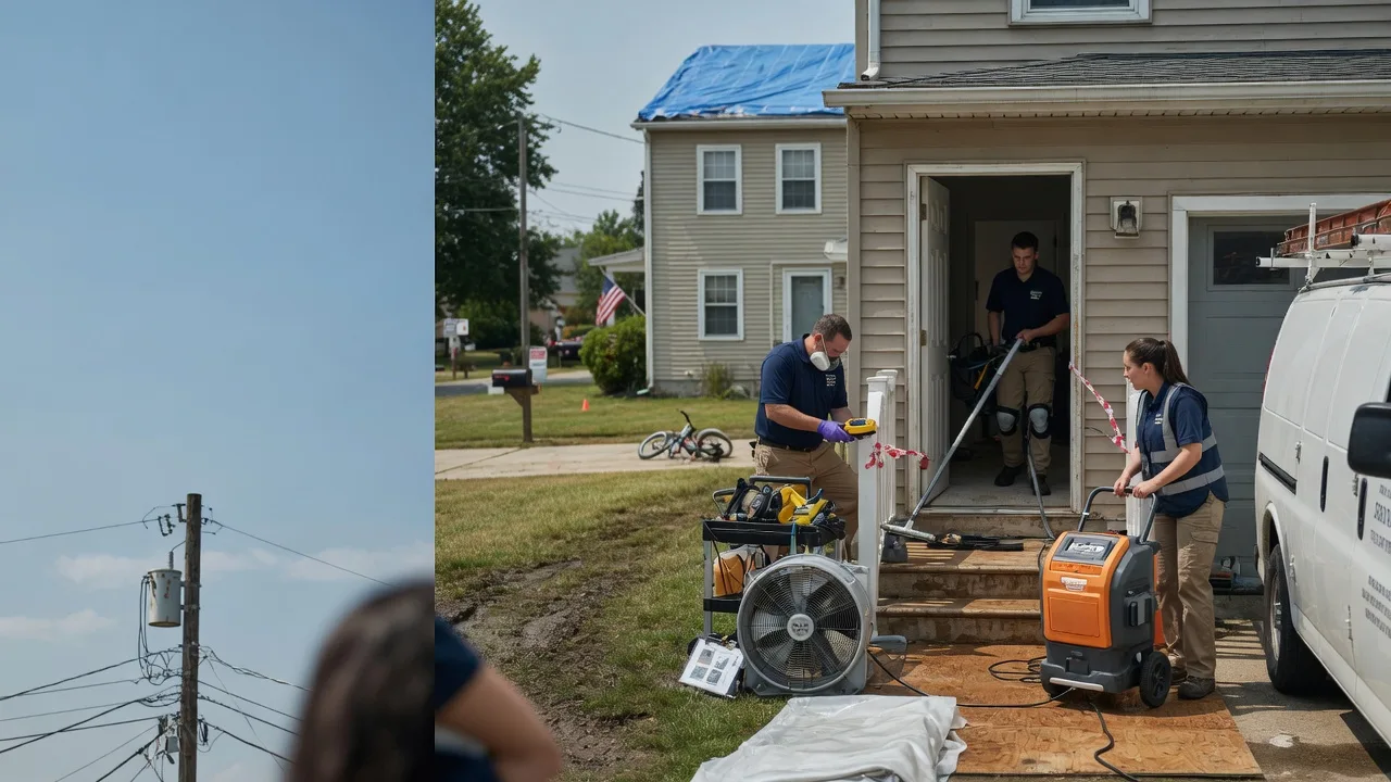 Water Damage Repair in Mildred, PA near me